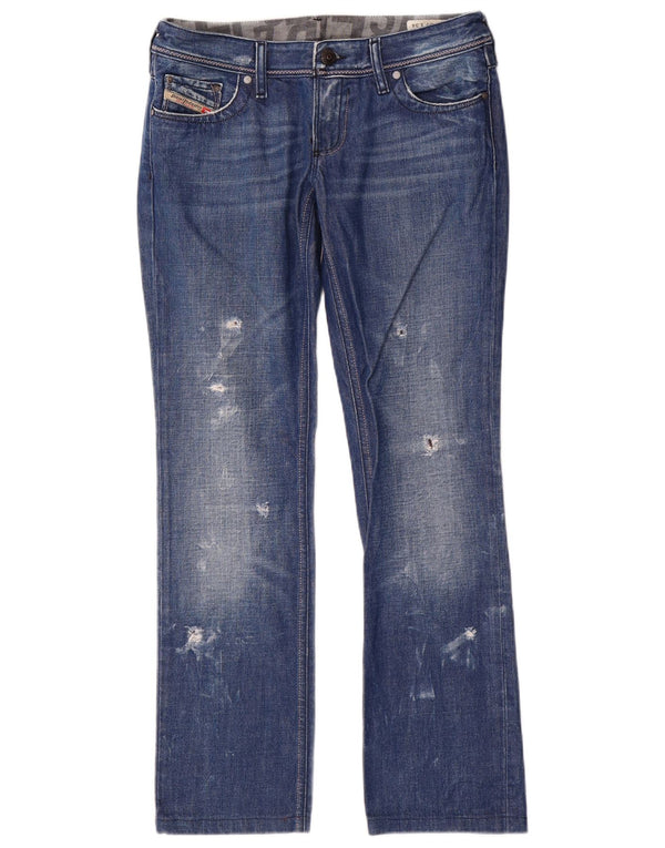 Jeans slim effetto consumato Lowky da donna Diesel W29 L30 cotone blu