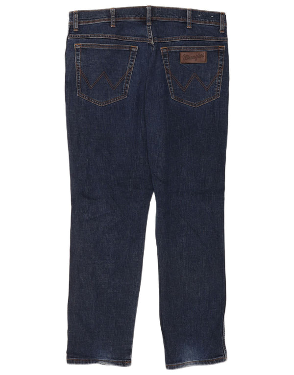 Jeans Wrangler Texas Slim da uomo W36 L30 in cotone blu navy