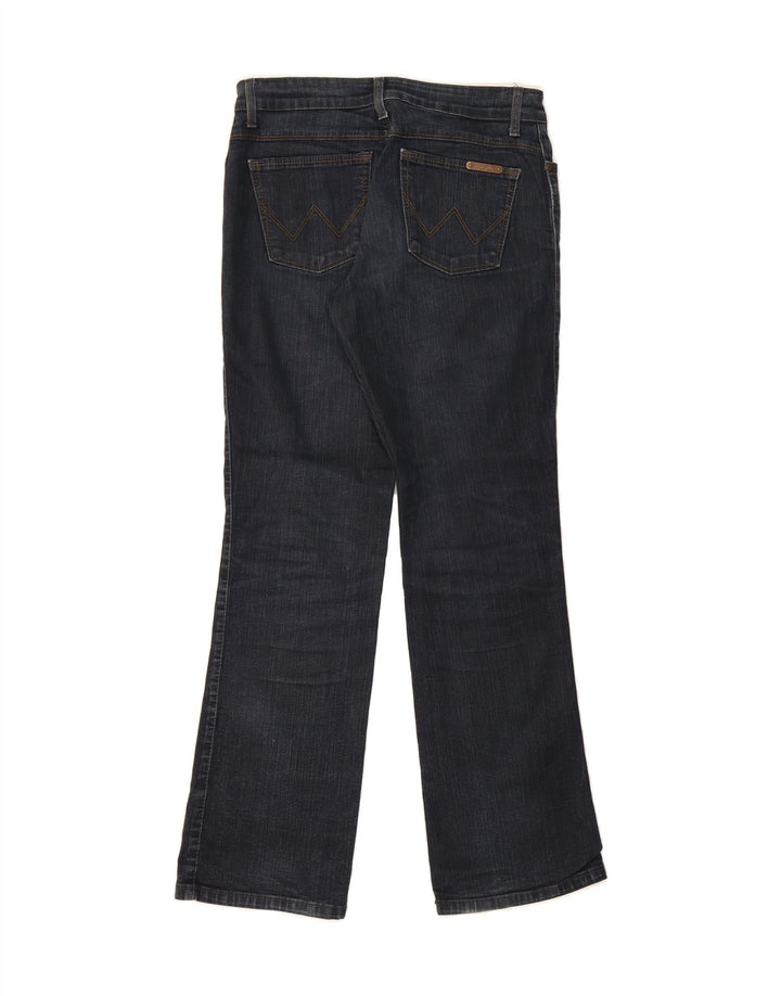 WRANGLER Womens Body Fit Regular Bootcut Jeans W29 L30 Navy Blue Polyester Vintage Wrangler and Second-Hand Wrangler from Messina Hembry 
