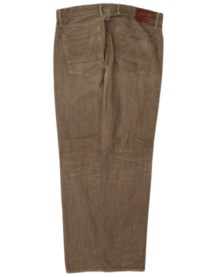 Jeans dritti da uomo Jack & Jones W34 L32 cotone kaki