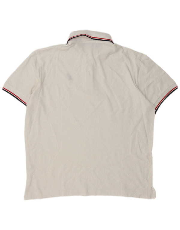 Polo Uomo AUSTRALIAN L'ALPINA IT 56 XL Cotone Rigato Bianco