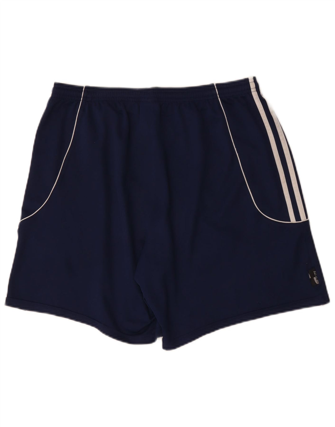 Pantaloncini sportivi Adidas Climalite da donna UK 14 Large Blu Navy Poliestere