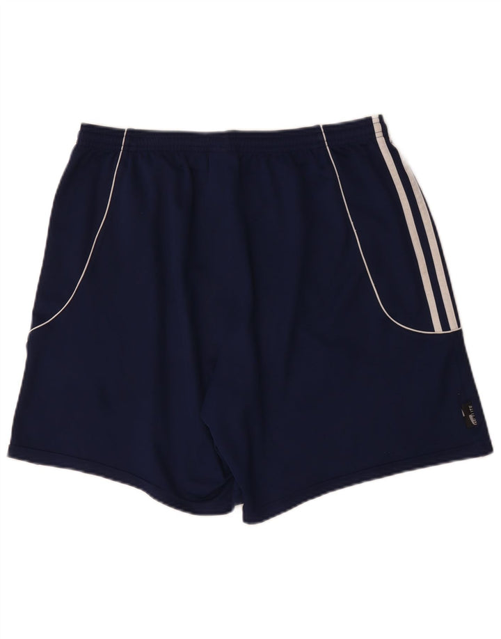 Pantaloncini sportivi Adidas Climalite da donna UK 14 Large Blu Navy Poliestere