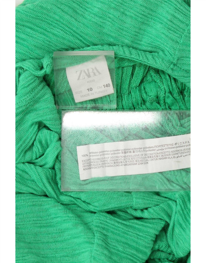 Tuta per ragazze Zara 9-10 anni Verde Poliestere