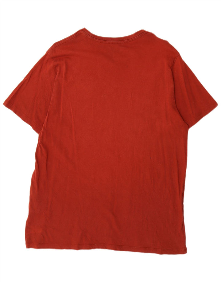 T-shirt grafica da uomo Levi's Top grande in cotone rosso