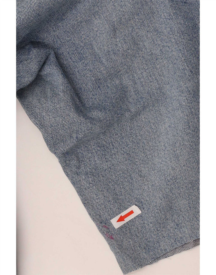 Topshop Pantaloncini di jeans mamma da donna medi W30 cotone blu