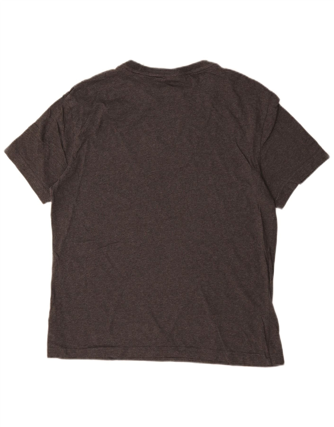 T-shirt grafica da uomo Calvin Klein Top grande in cotone grigio