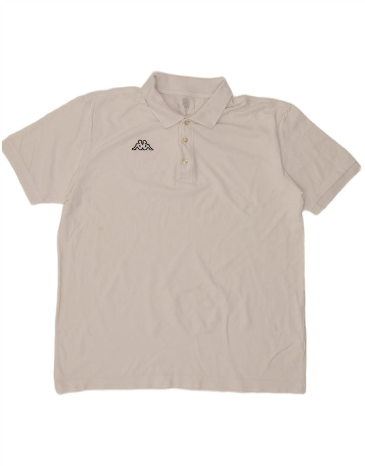 Polo da uomo KAPPA 3XL cotone bianco