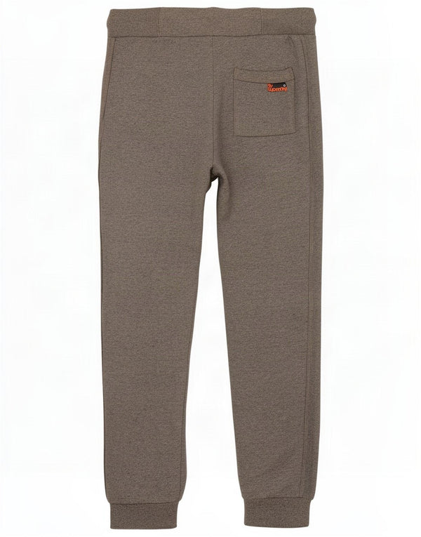 Superdry Pantaloni da tuta da uomo slim fit Joggers Large Grigio Cotone screziato