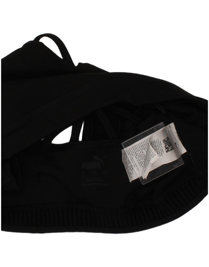 Reggiseno sportivo da donna Puma Top grande nero in poliestere sportivo