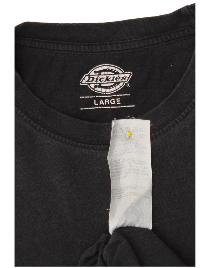 T-shirt da uomo Dickies Top grande in cotone nero
