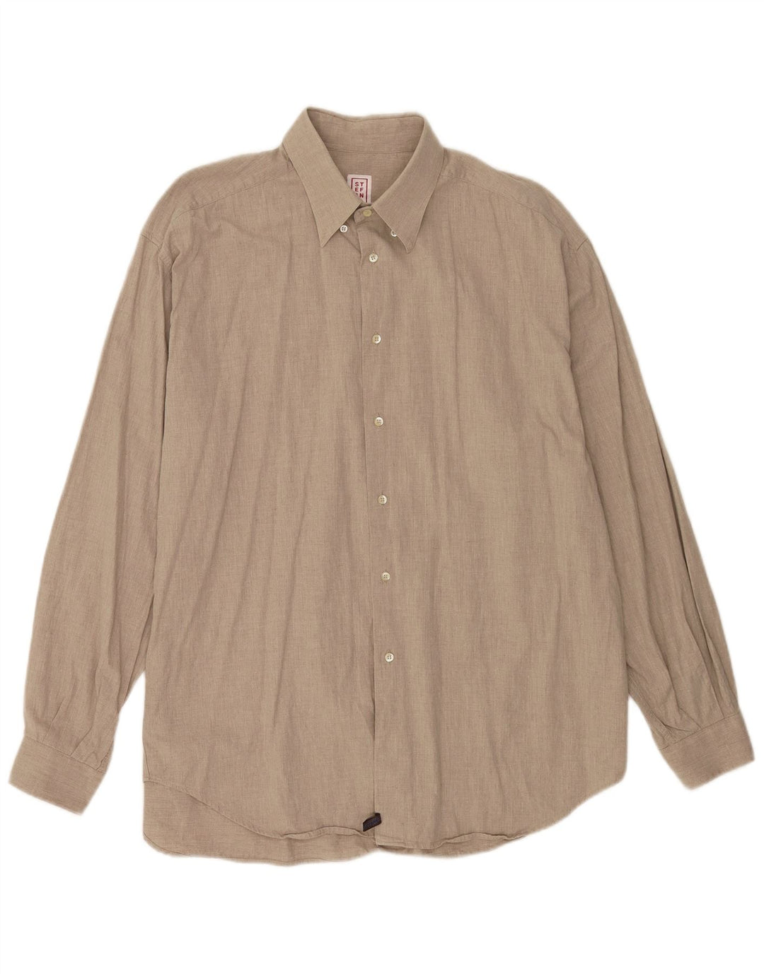 Camicia da uomo Stefanel XL in cotone beige