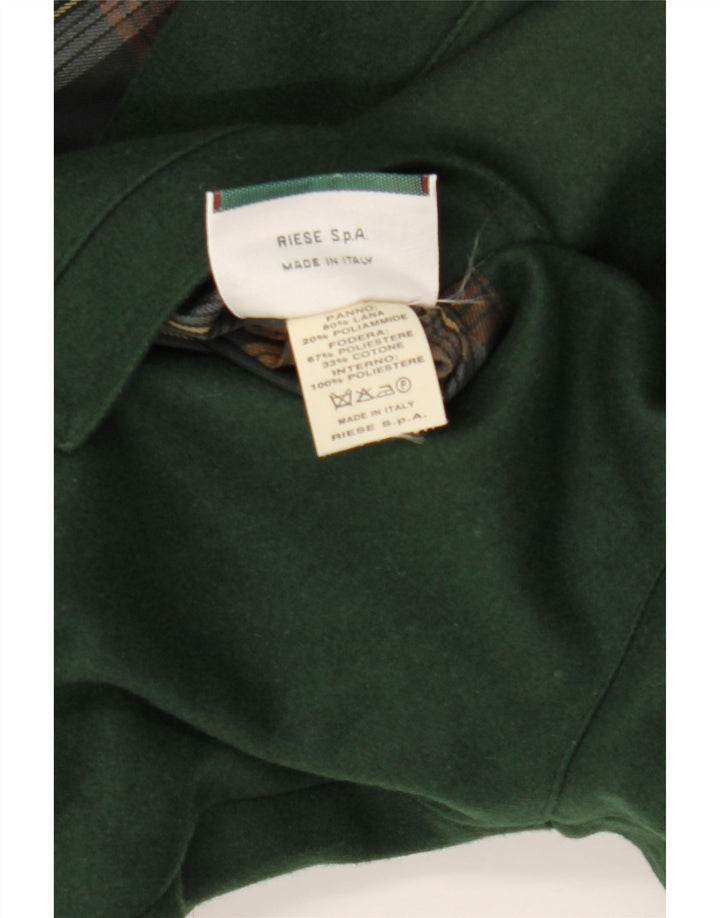 Giacca reversibile da uomo Navigare UK 38 lana verde medio