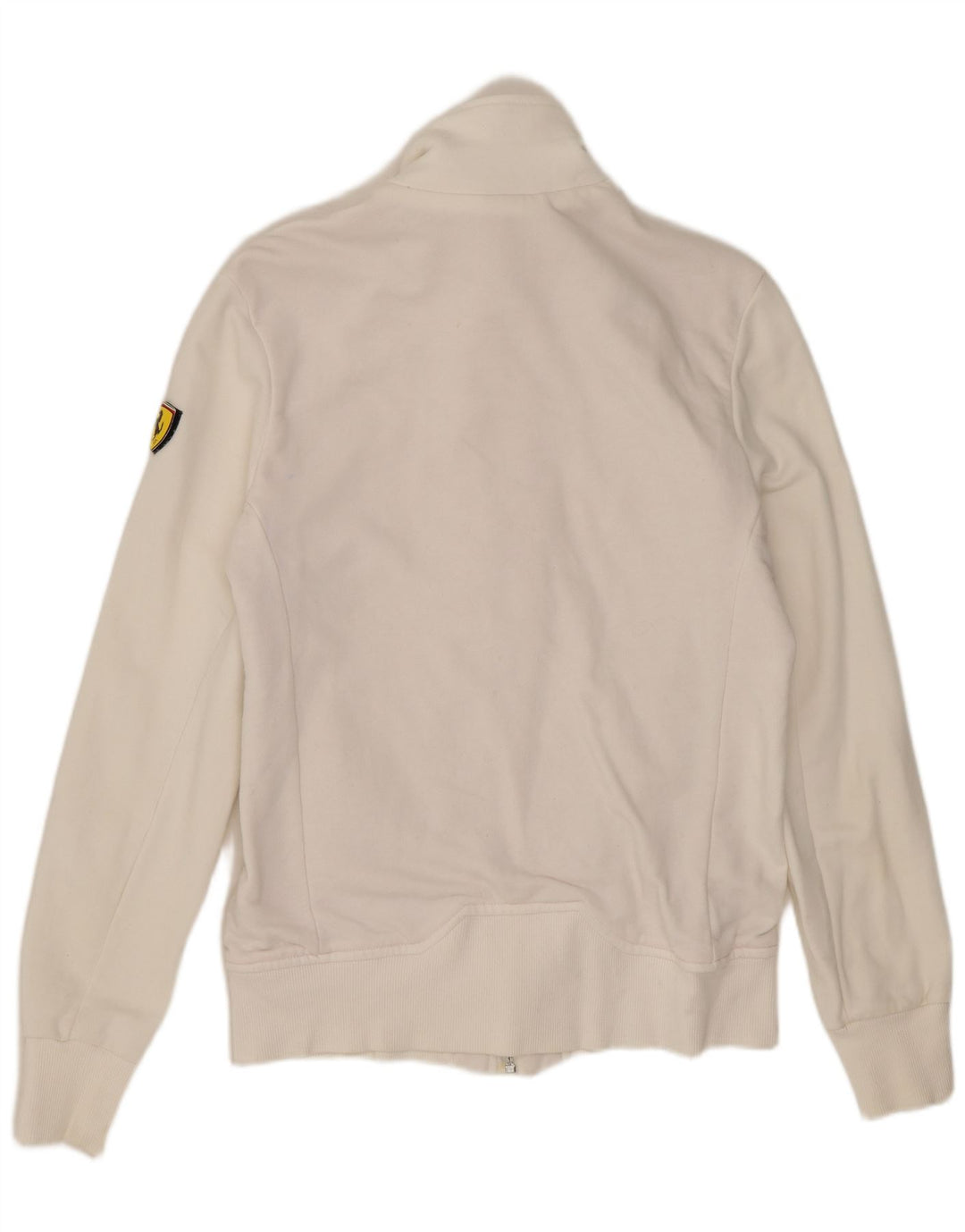 Giacca da ginnastica da uomo Puma Small in cotone bianco