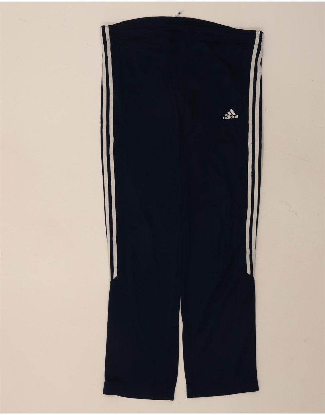 Pantaloni da tuta da uomo Adidas Large in poliestere blu navy