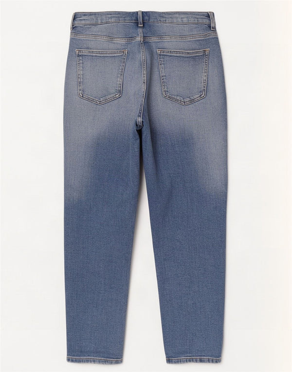 Jeans affusolati Mom da donna Marks & Spencer UK 16 Large W32 L26 Blu