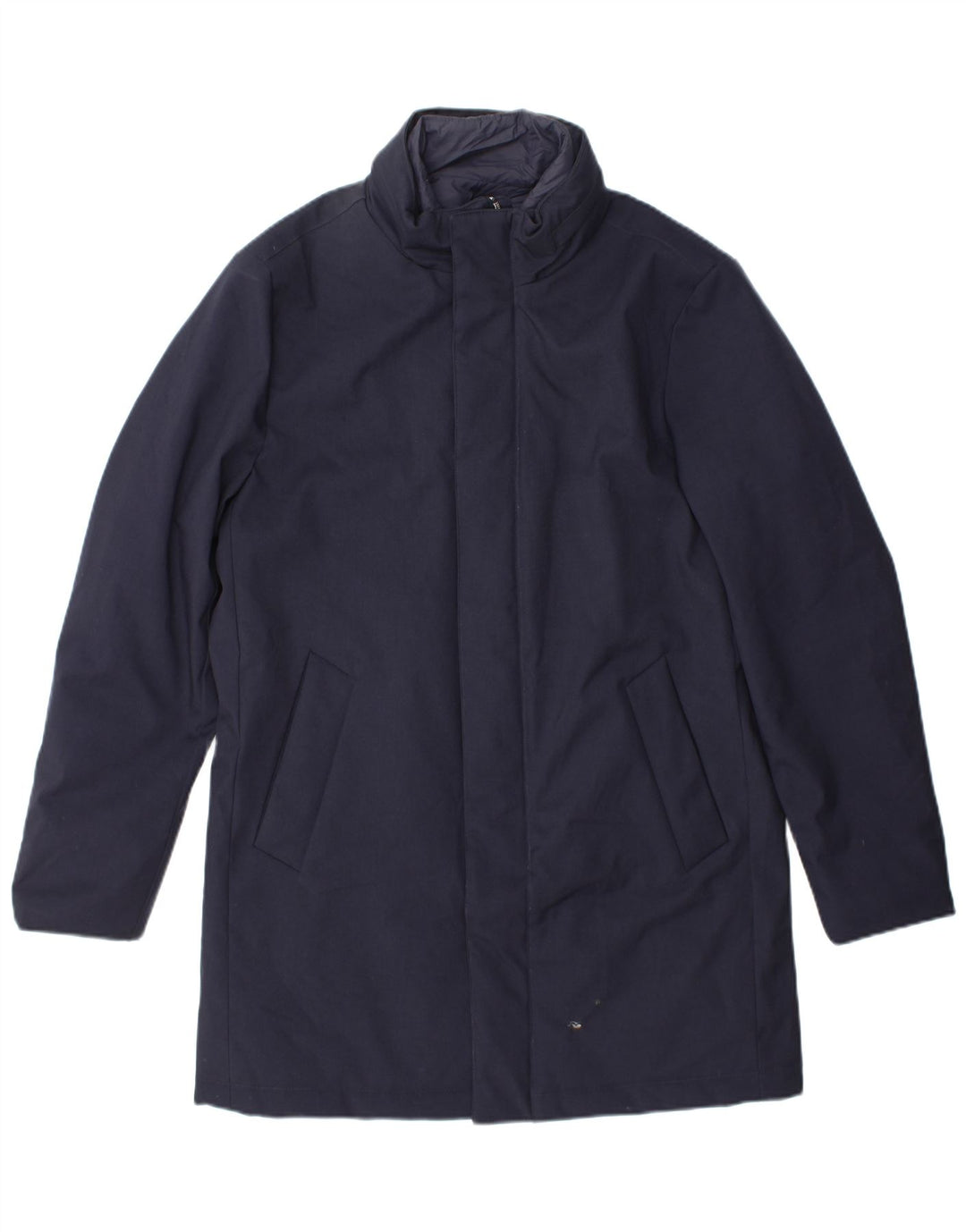 Cappotto giacca a vento da uomo Boggi UK 38 poliestere medio blu navy