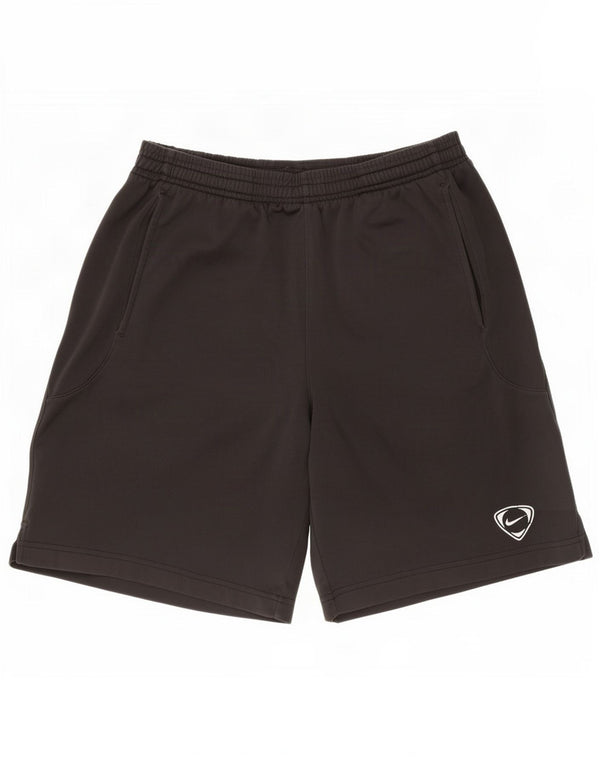 Pantaloncini sportivi Nike da uomo piccoli in poliestere nero