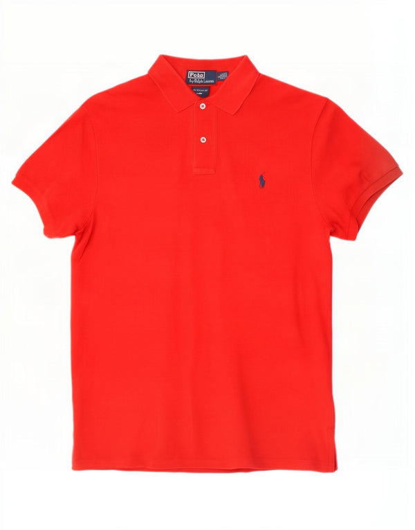Polo Ralph Lauren da uomo su misura Polo grande in cotone rosso