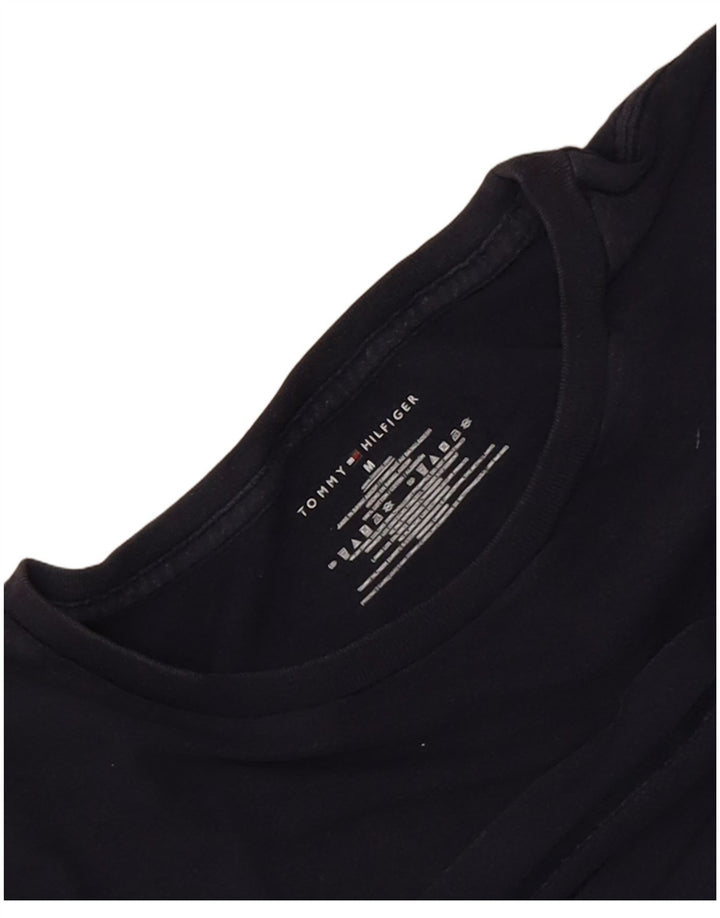 T-shirt da uomo Tommy Hilfiger Top in cotone blu navy medio