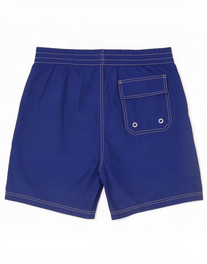 Pantaloncini da bagno da uomo Jack Wills in cotone blu medio
