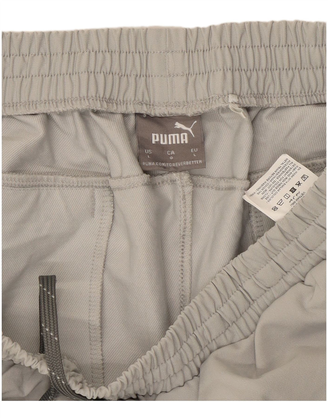 Pantaloni da tuta da uomo Puma Joggers grandi in poliestere grigio