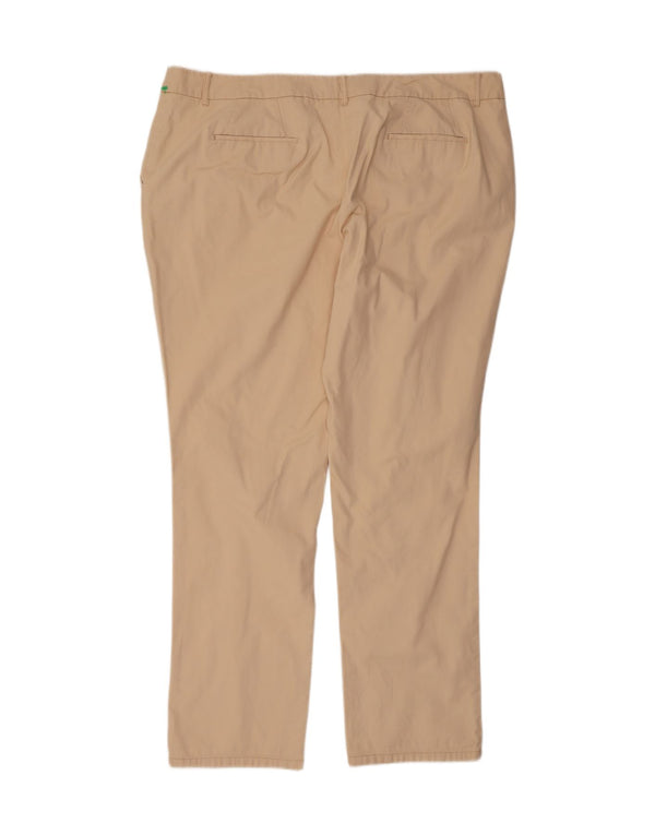 Pantaloni chino slim da donna Boden UK 22 3XL W44 L32 Cotone beige