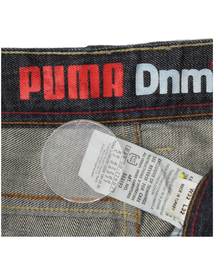 Jeans dritti da uomo Puma W32 L28 cotone blu navy