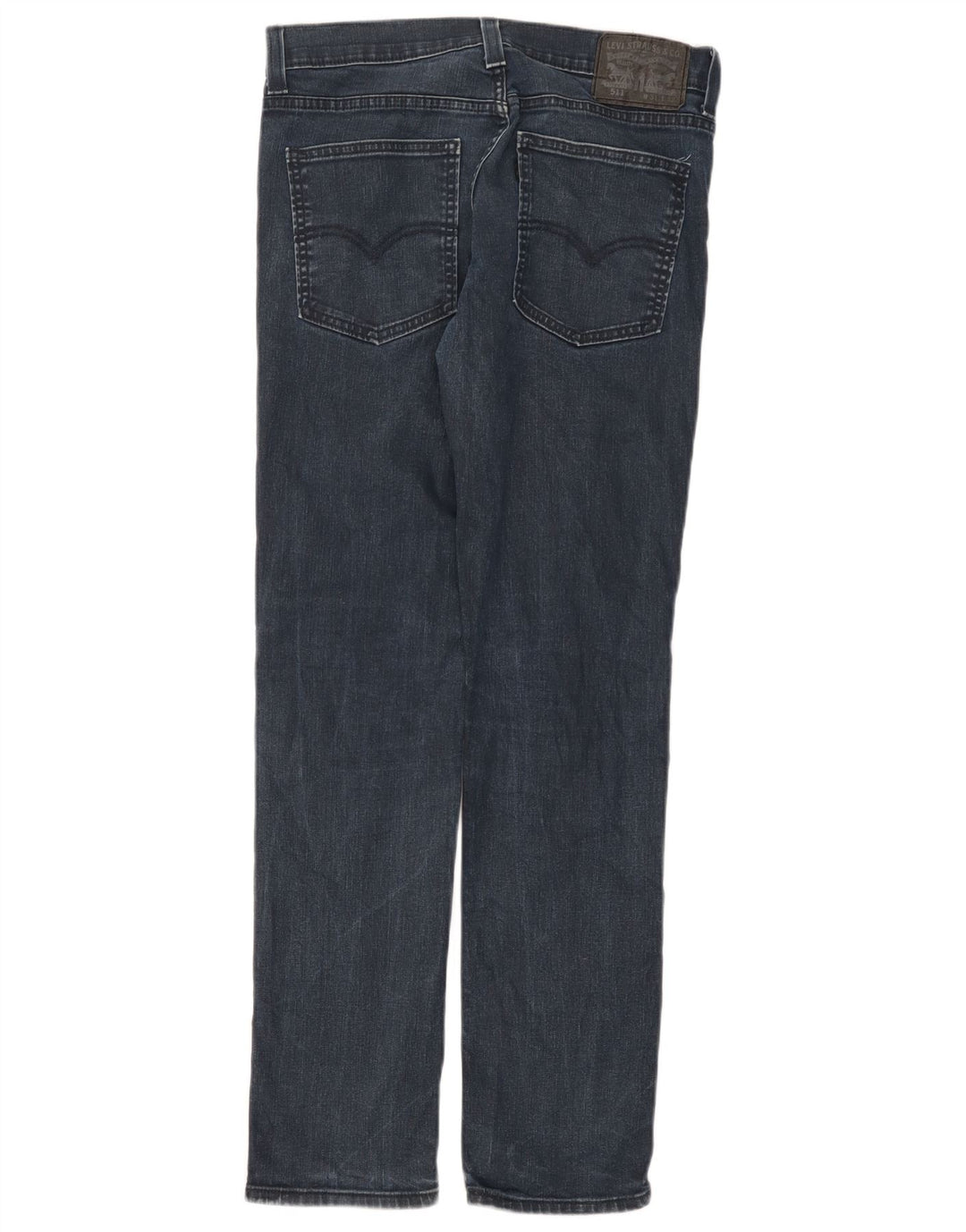 Levi's Uomo 511 Slim Jeans W31 L32 Blu Navy Cotone