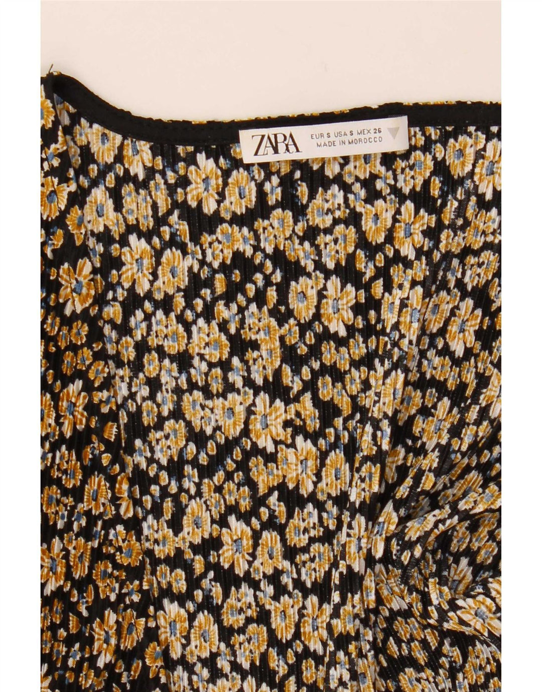 Tuta da donna Zara UK 10 piccola floreale nera
