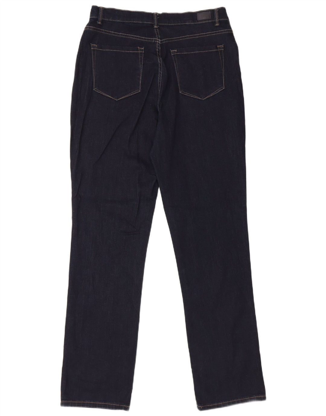 Jeans dritti a vita alta da donna LEE US 10 Large W30 L32 Blu Navy