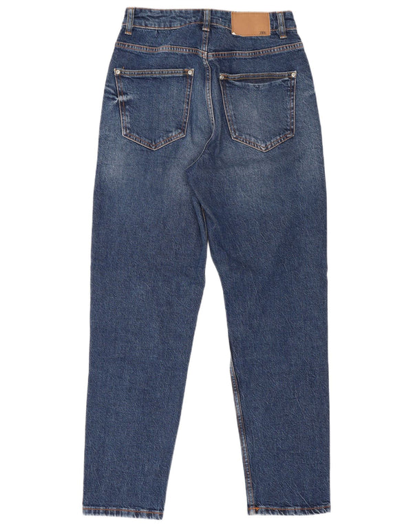 Jeans affusolati a vita alta da donna Marks & Spencer EU 36 XS W26 L28 Blu