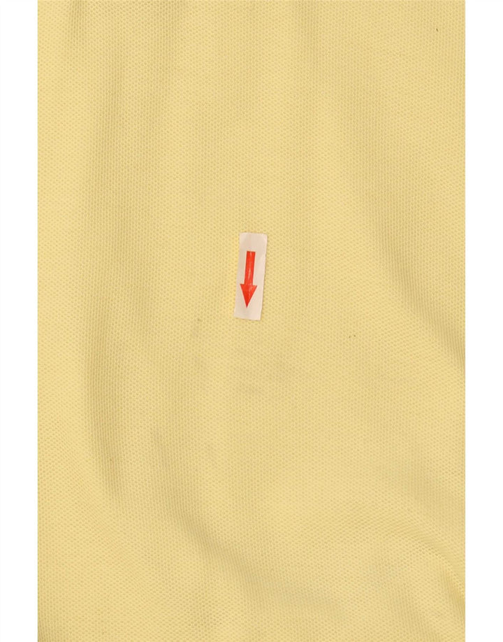 Polo da uomo Umbro XL in poliestere giallo