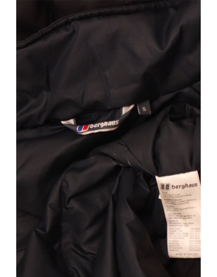 Giacca antipioggia da uomo con cappuccio BERGHAUS UK 36 piccola in nylon nero