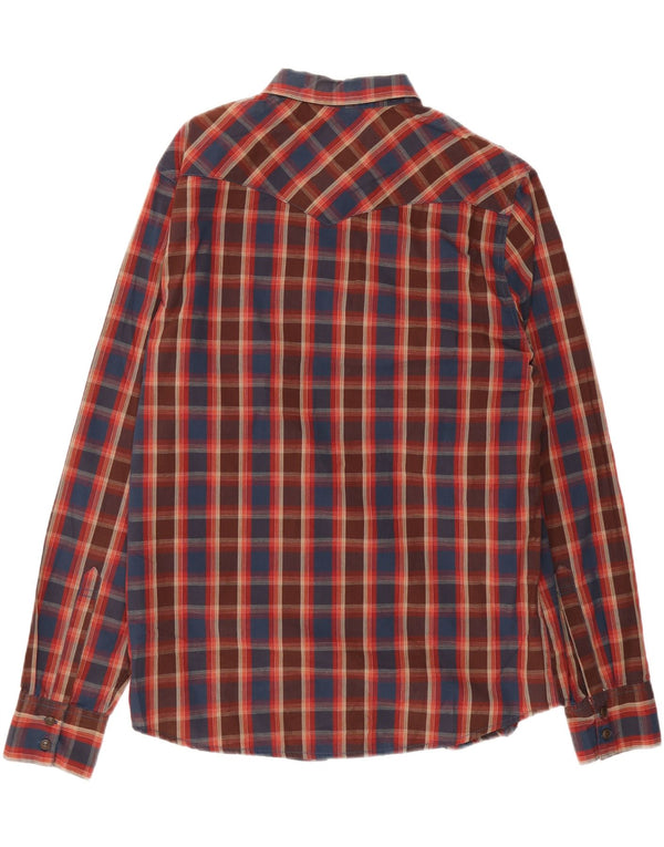 Camicia Levi's Uomo Large in cotone a quadri multicolore