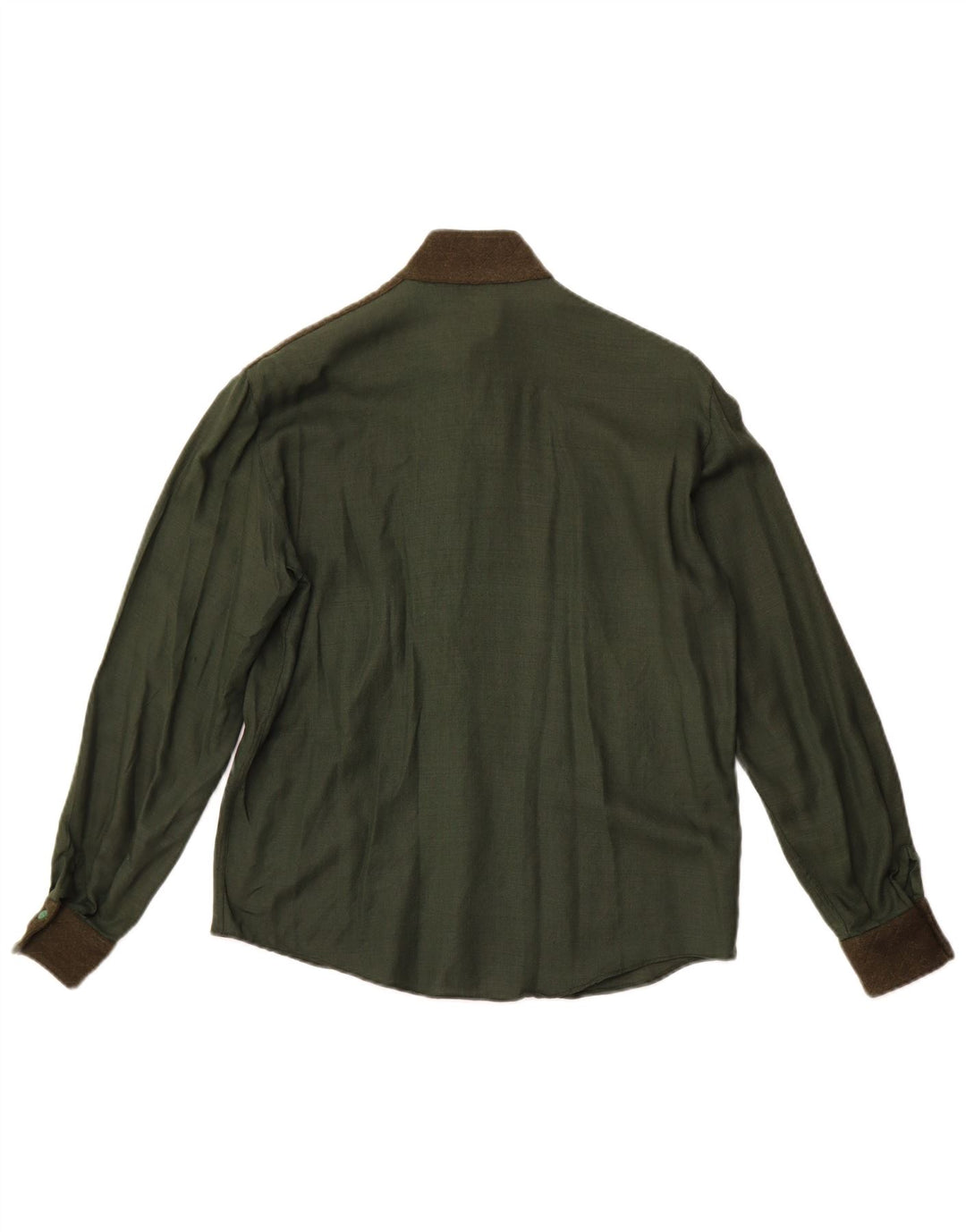 PANCALDI & B Camicia militare da donna Camicetta UK 14 Colore verde medio