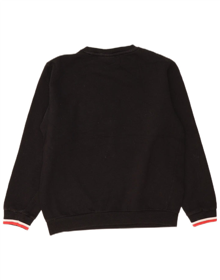 Maglione felpa oversize da donna FILA UK 10 piccolo cotone nero