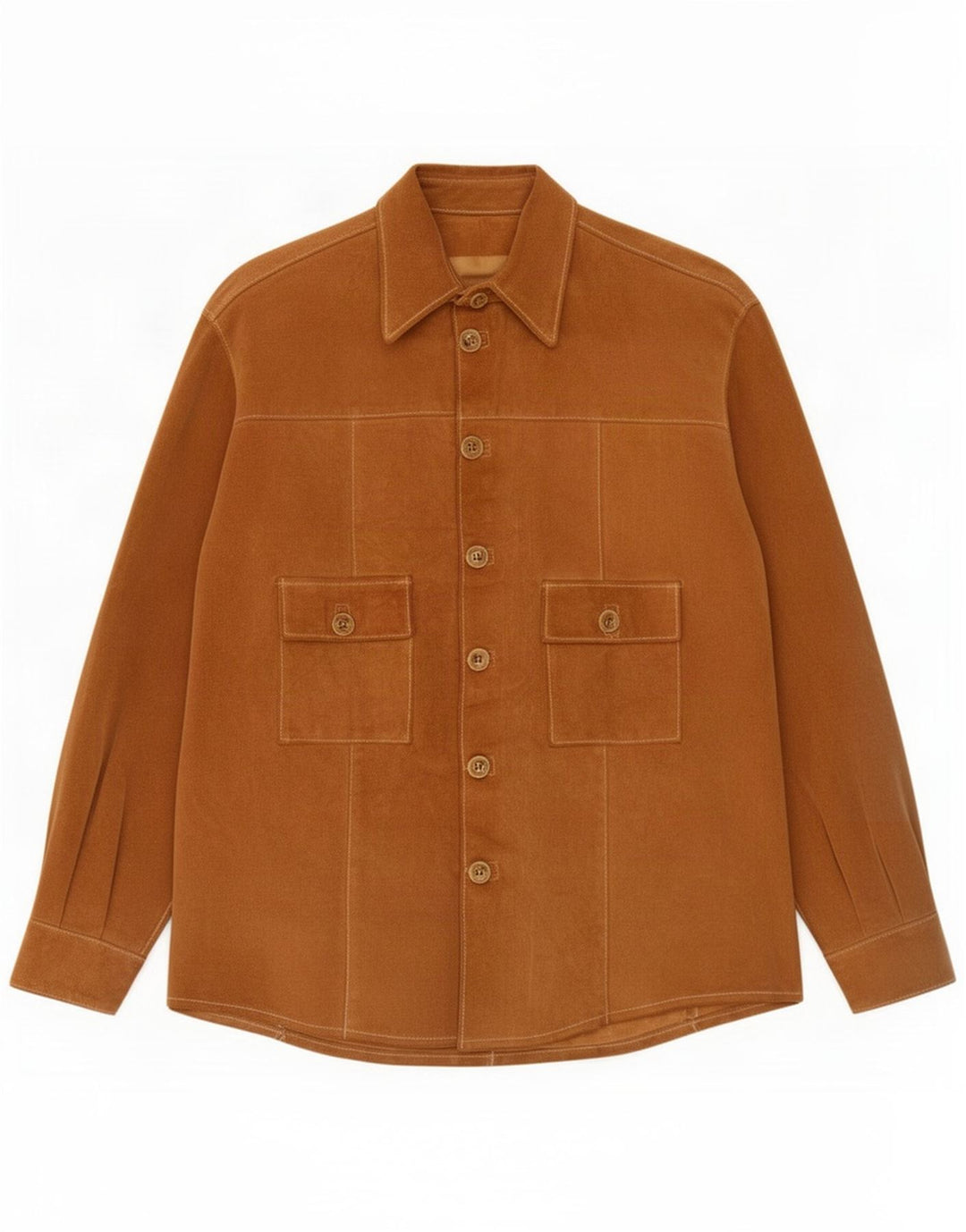 Giacca vintage in pelle scamosciata da uomo XL marrone