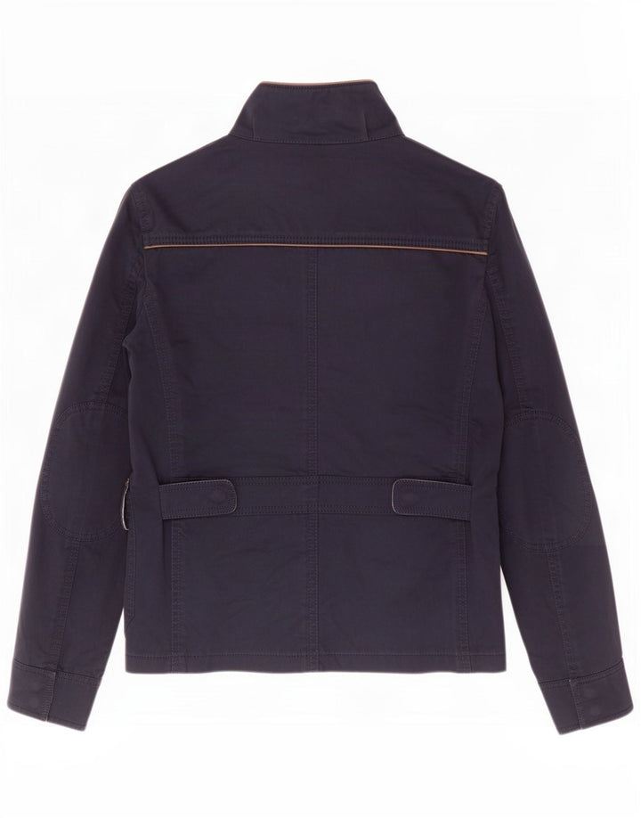 Massimo Dutti Giacca utility da donna UK 10 Small Blu navy Cotone