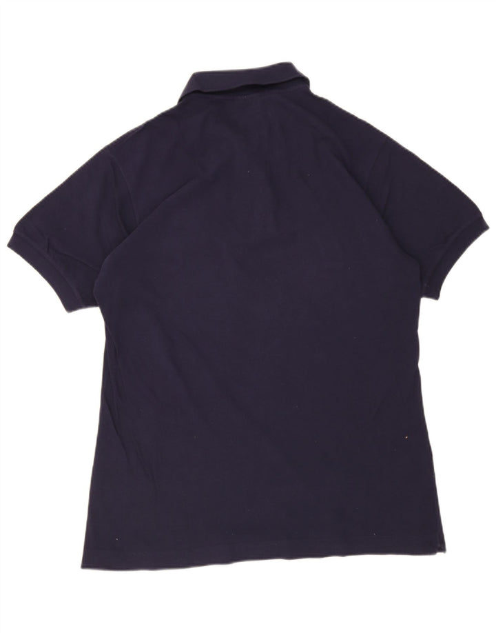 Polo da uomo Lacoste taglia 4 media in cotone blu navy