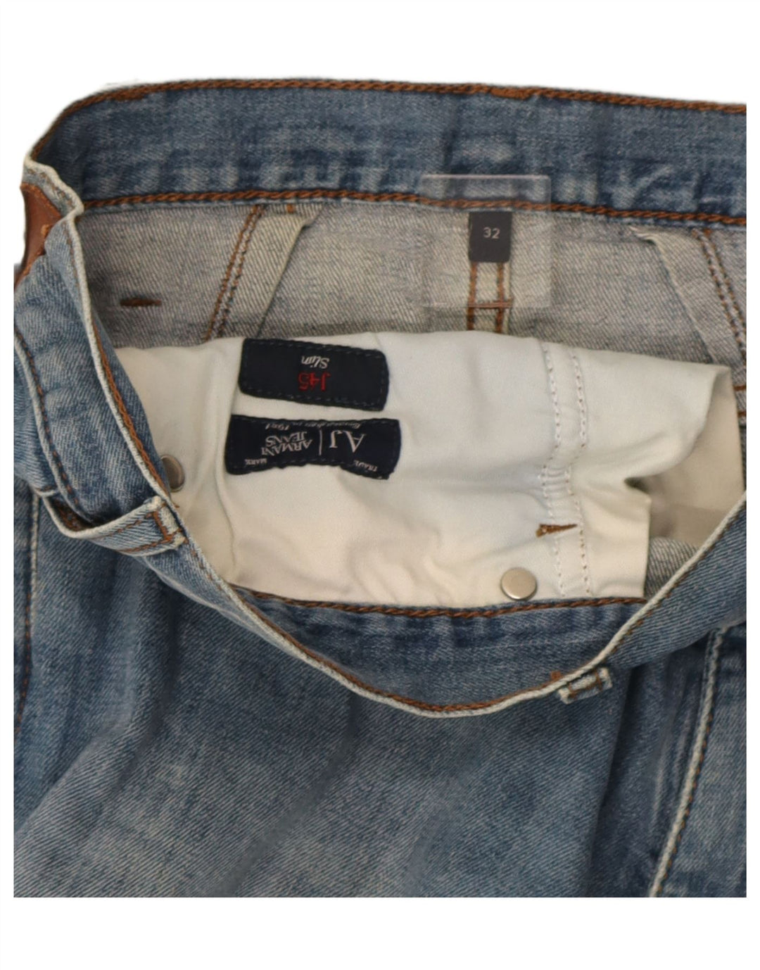 Jeans slim da uomo Armani J45 W32 L31 Blu
