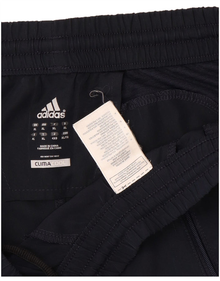 Pantaloncini sportivi Adidas Climacool da uomo XL in poliestere blu navy