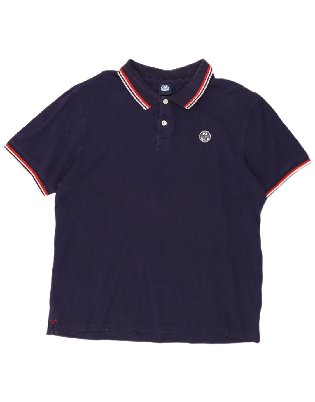 Polo da uomo NORTH SAILS XL in cotone blu navy