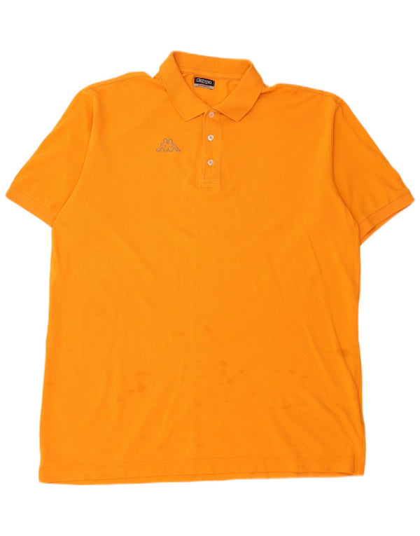 Polo Kappa Uomo 3XL Cotone Arancione
