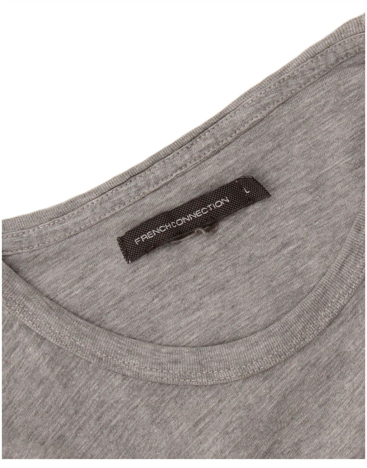 T-shirt da donna French Connection Top UK 14 grande grigia