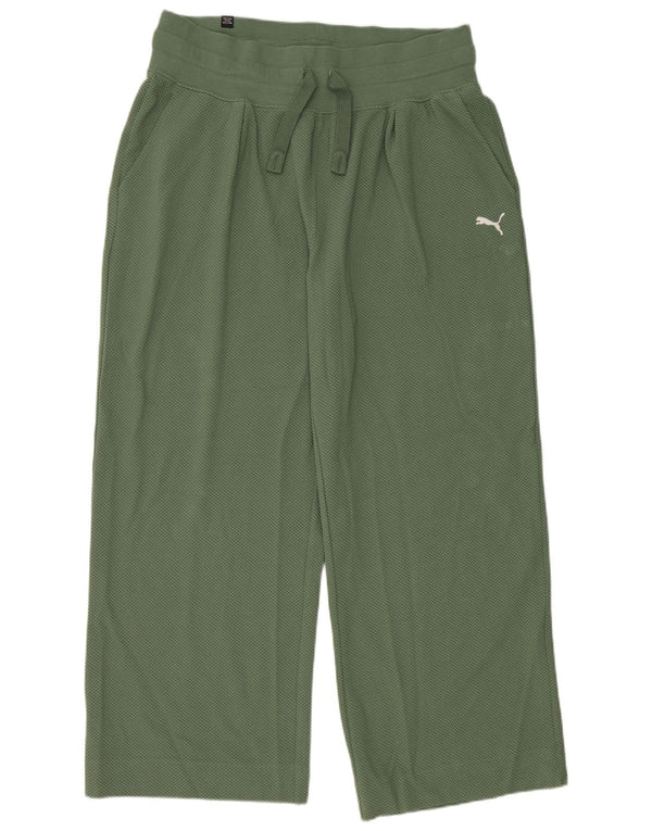 Pantaloni della tuta da donna Puma UK 18 XL cotone verde