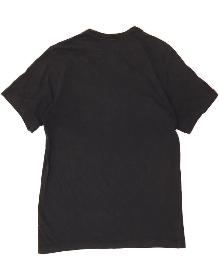 NIKE Mens Dri Fit Graphic T-Shirt Top Medium Black Cotton Vintage Nike and Second-Hand Nike from Messina Hembry 