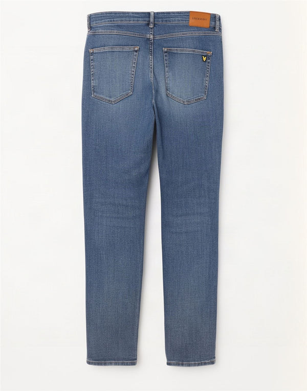 Jeans dritti da uomo Lyle & Scott W38 L32 cotone blu