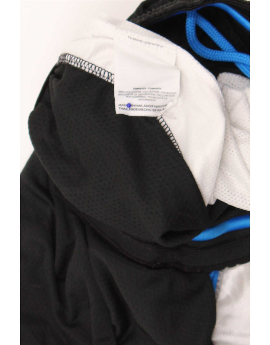 Pantaloncini sportivi Nike da uomo con grafica regolare, grandi, in poliestere color block nero