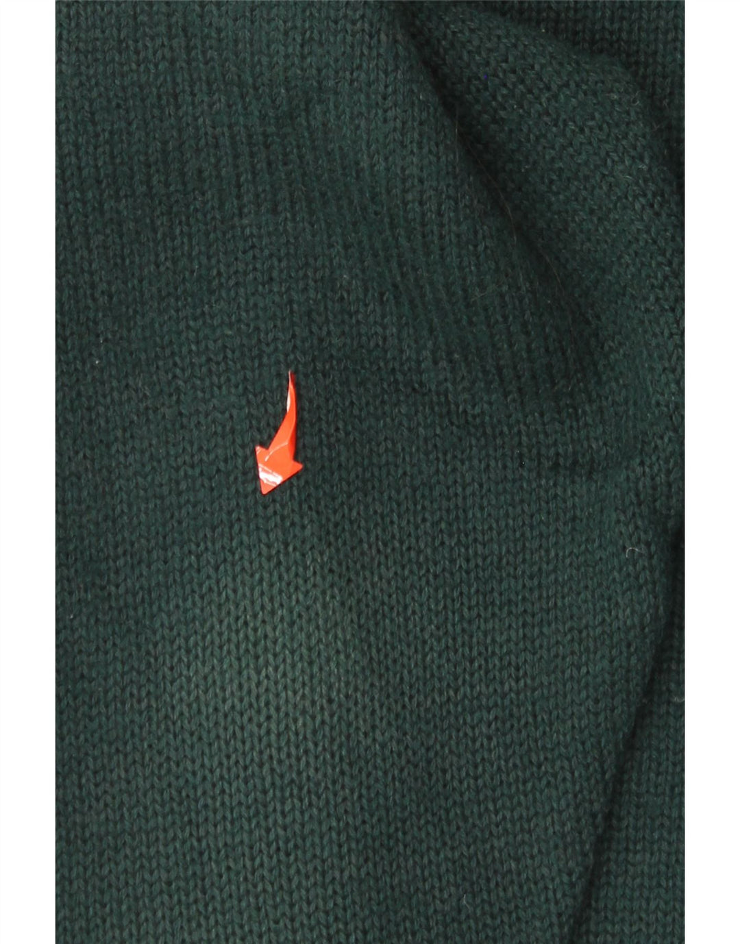 Maglione maglione vintage da donna con collo dolcevita UK 14 grande lana verde